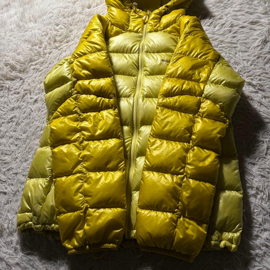 行*ぞ様 美品■モンベル スペリオダウンパーカ ジャケット レディース　イエロー