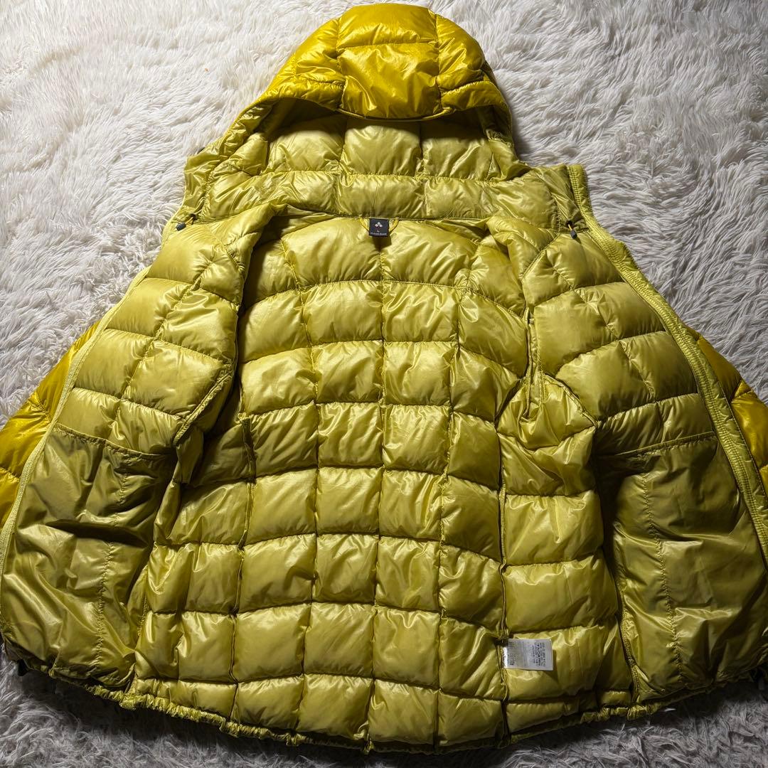 行*ぞ様 美品■モンベル スペリオダウンパーカ ジャケット レディース　イエロー