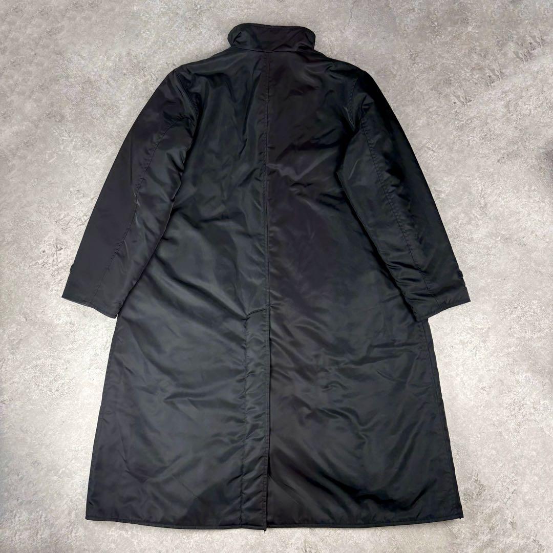 エンポリオ　アルマーニ　ARMANI ダブルフェイス　黒　ロングコート　48