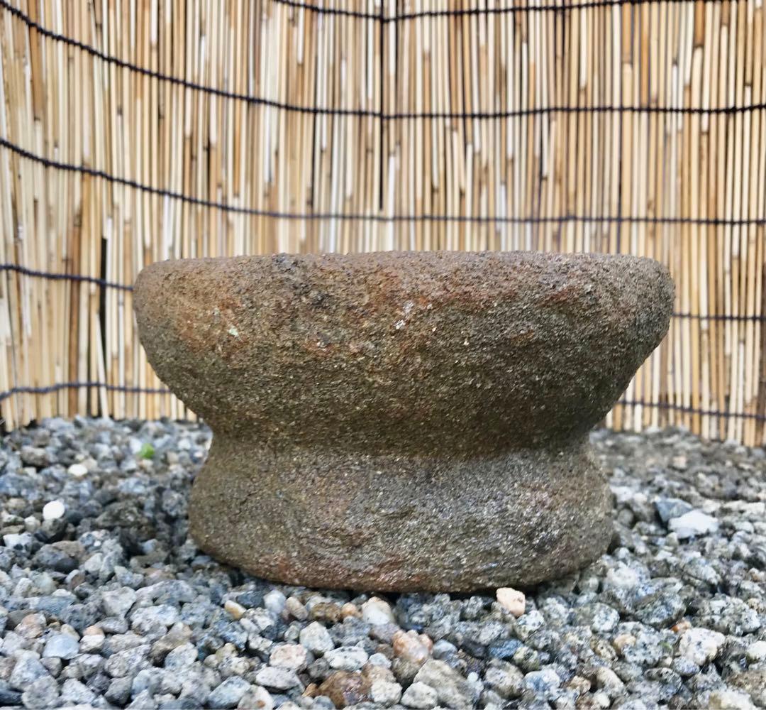 【石鉢・つづみ型水鉢・寄せ植え鉢・蹲】庭石・オブジェ・ガーデニング造園水石飾り石
