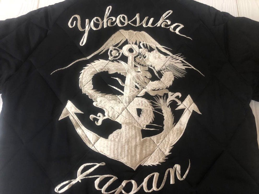 MIHARAYASUHIRO/スカジャン zip upブルゾン46 リバーシブル