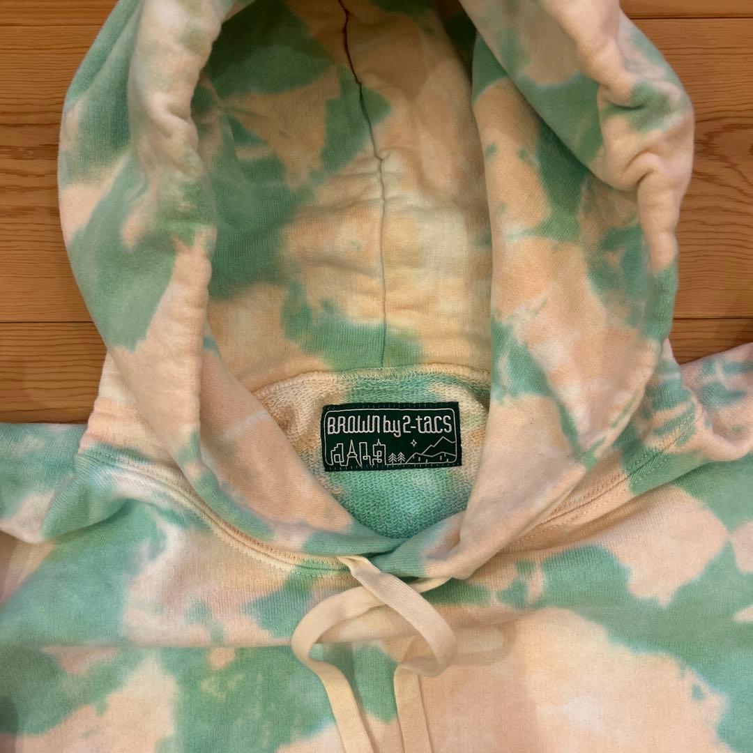 2-tacs gym hoodie タイダイパーカー hooded