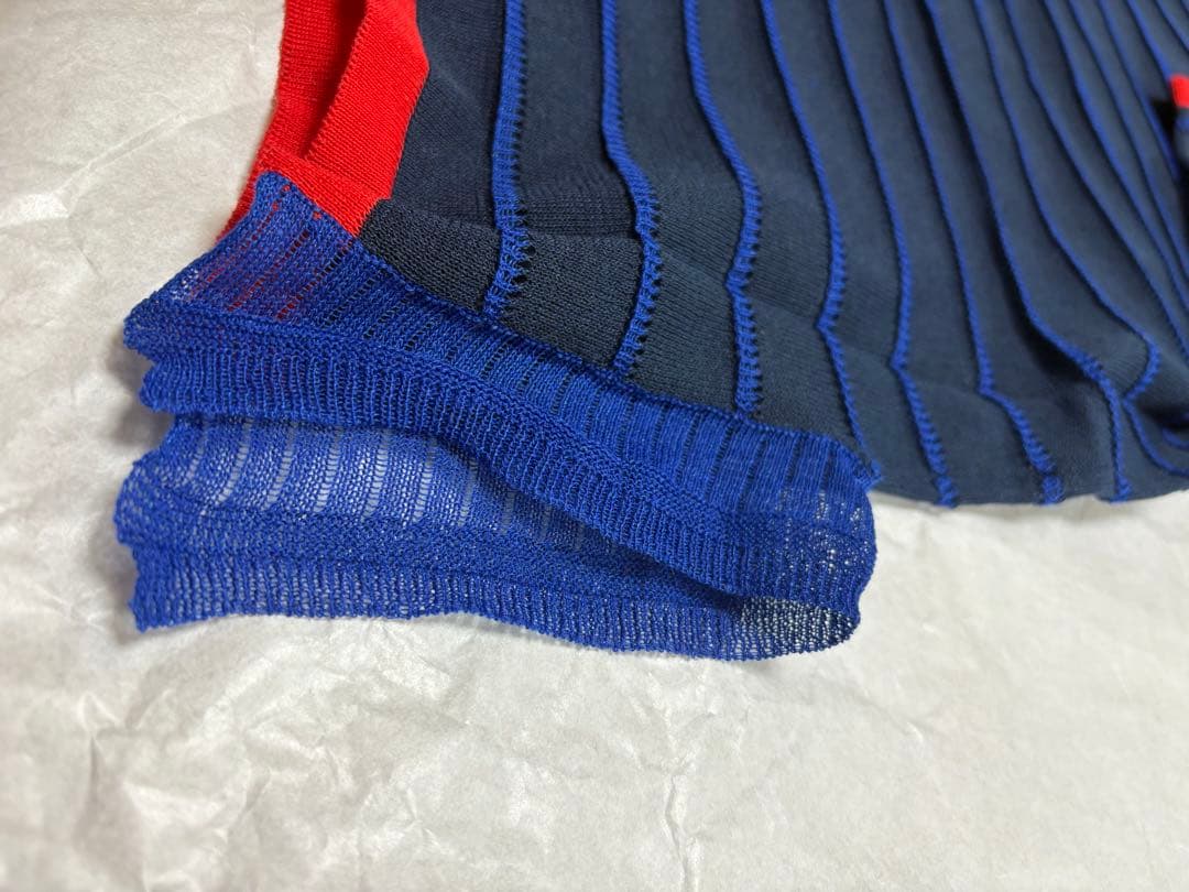 【新品・未使用】 アルベロベロ 半袖ニット (ブローチ付き)