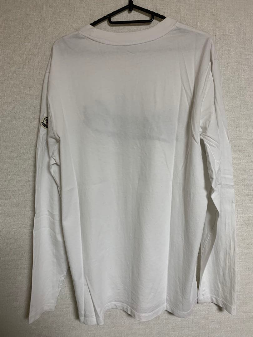 値下げ　モンクレール　ロゴ入り 長袖Tシャツ M
