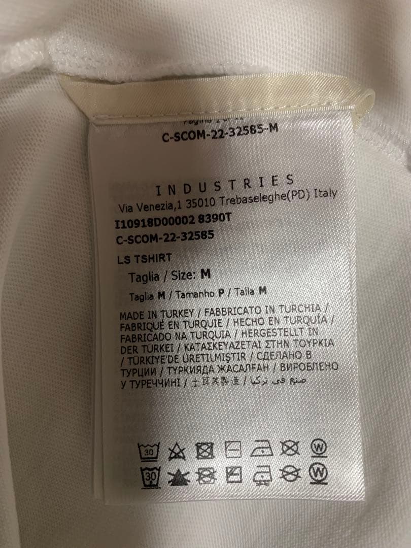 値下げ　モンクレール　ロゴ入り 長袖Tシャツ M