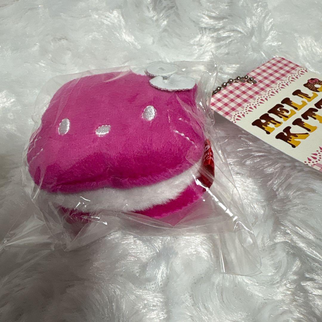 希少　ハローキティ　スイーツ　ぬいぐるみ　マカロン　マスコット　平成　レトロ