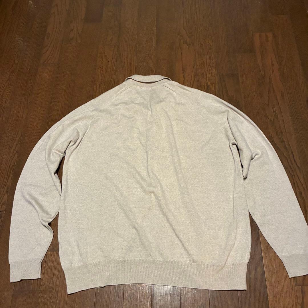 TIBOR JOHN SMEDLEY カーディガン グレーフリース L