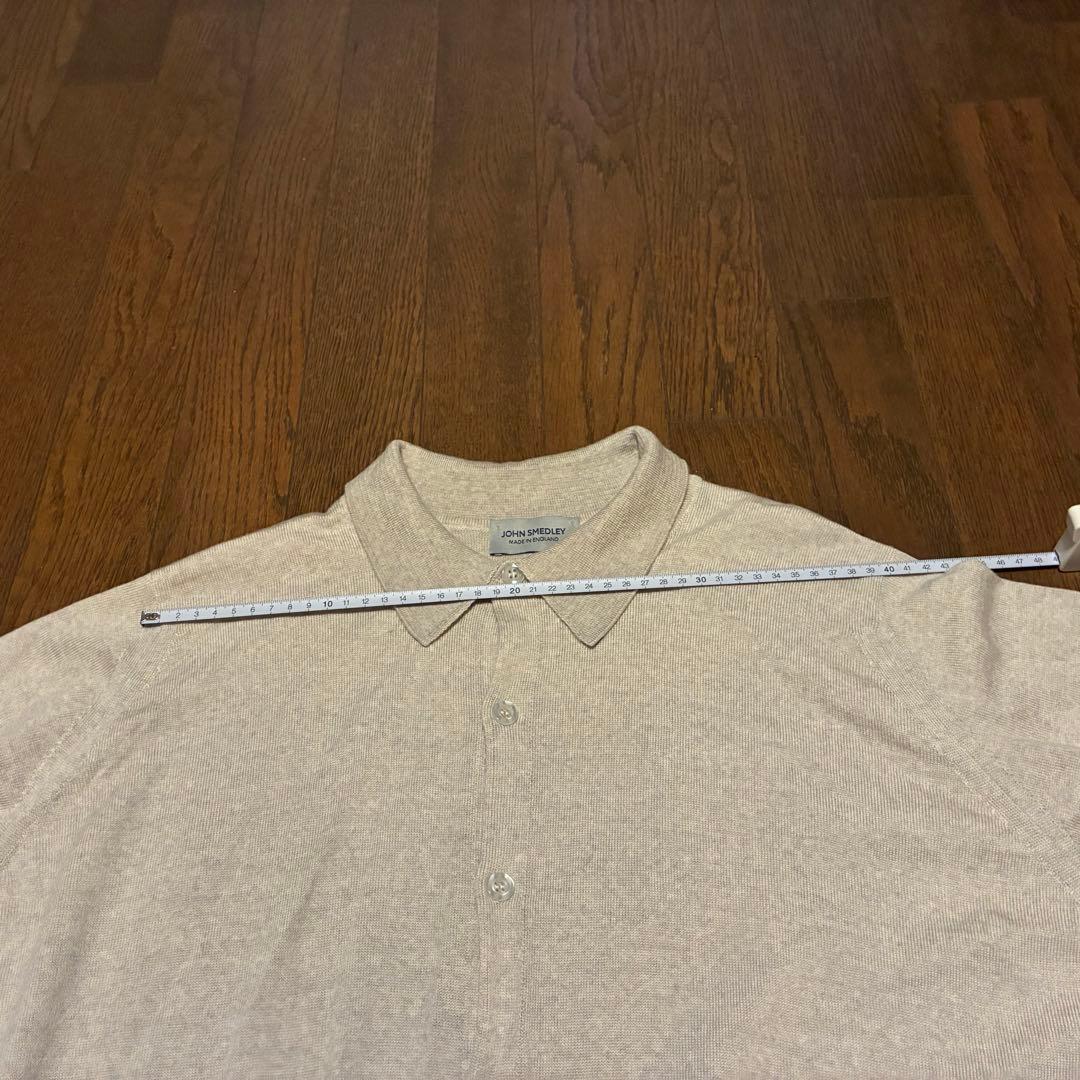 TIBOR JOHN SMEDLEY カーディガン グレーフリース L