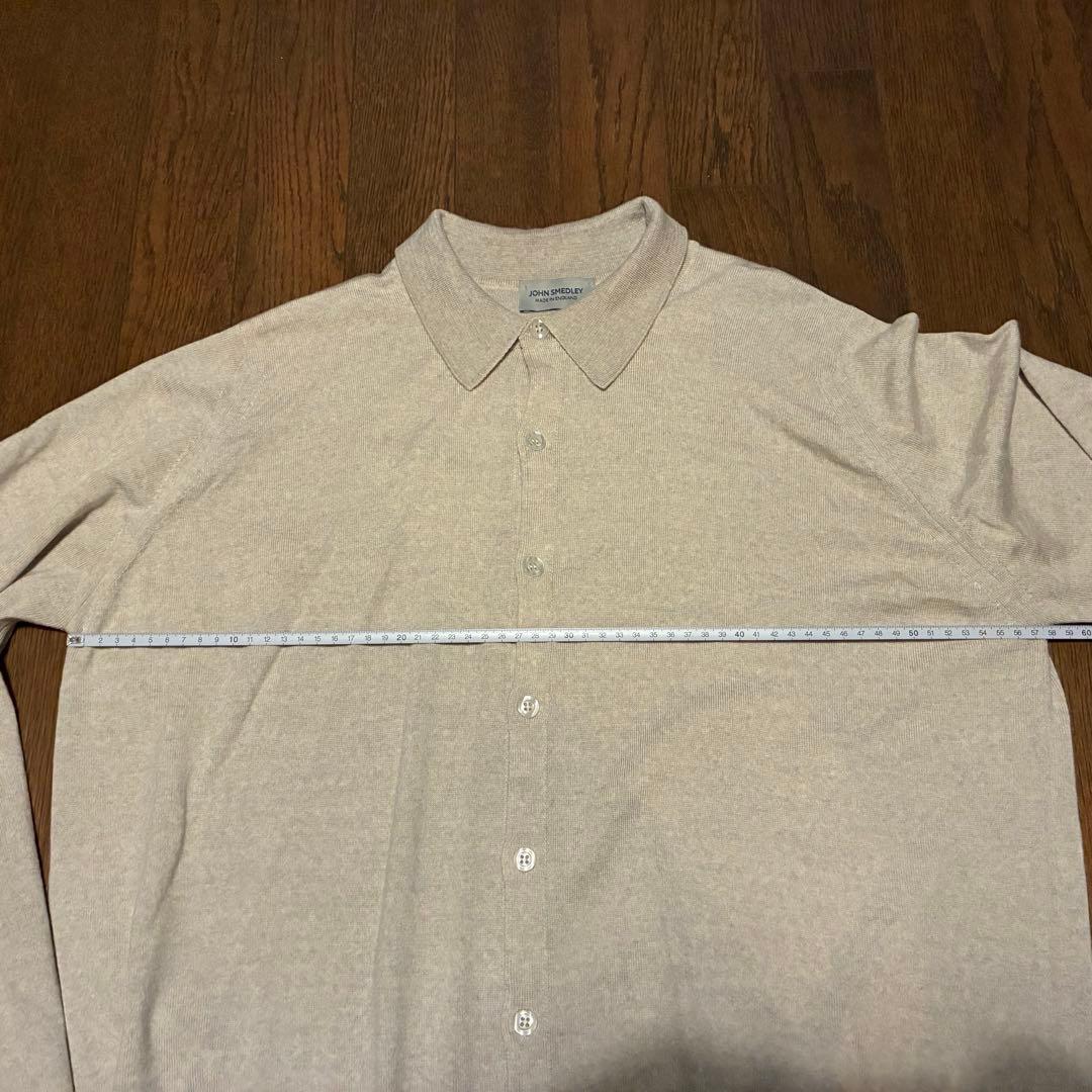 TIBOR JOHN SMEDLEY カーディガン グレーフリース L