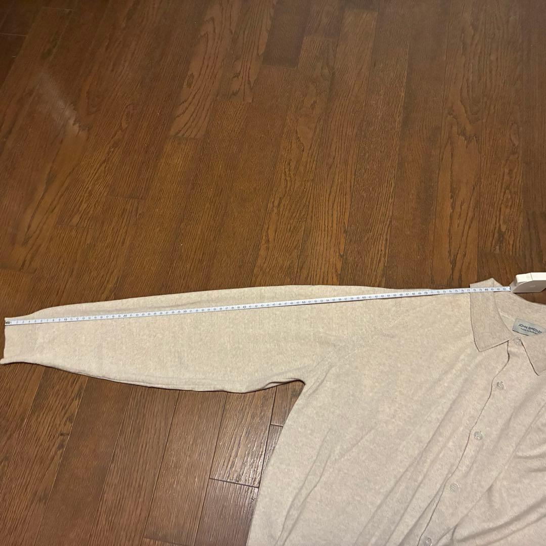 TIBOR JOHN SMEDLEY カーディガン グレーフリース L