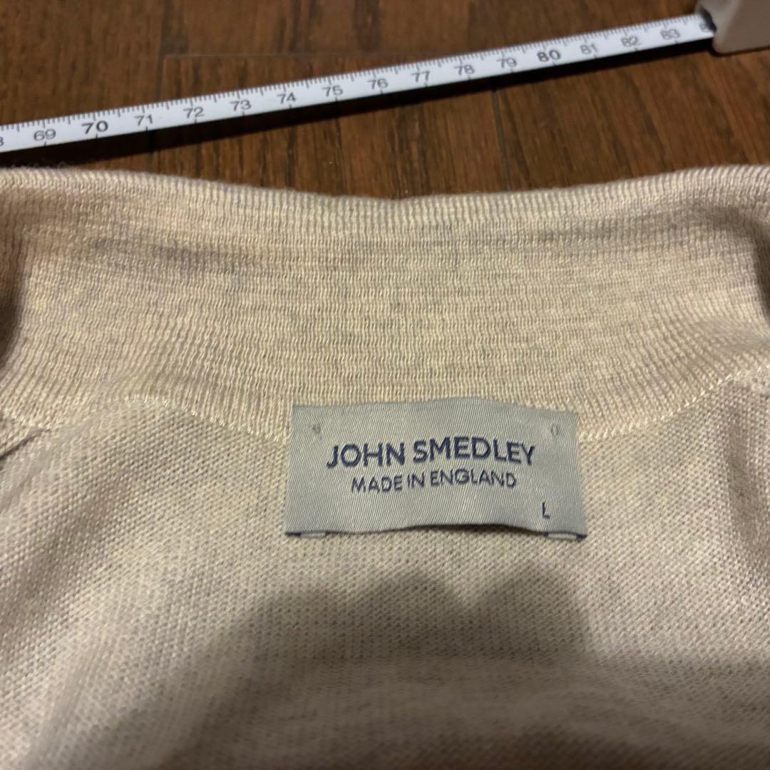 TIBOR JOHN SMEDLEY カーディガン グレーフリース L