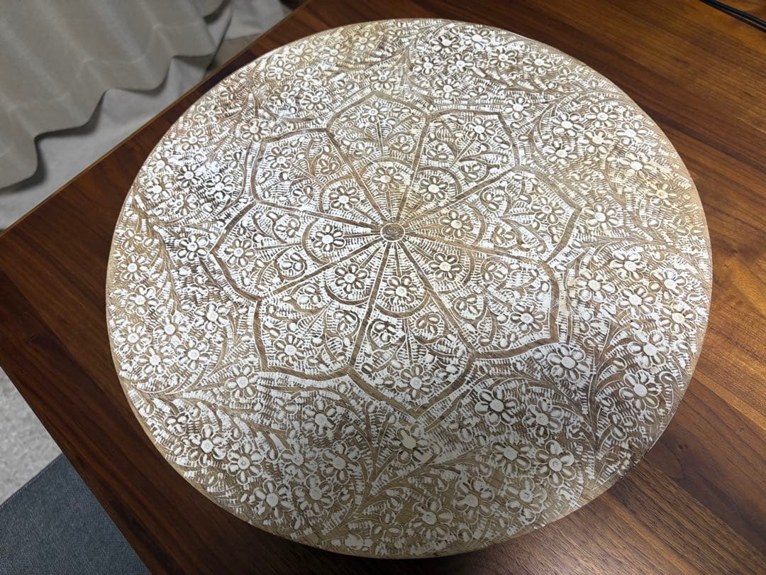 ターンテーブル　回転台　インテリア　アジアン