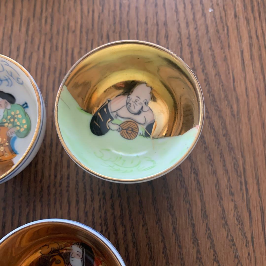 九谷焼⭐️杯⭐️七福神⭐️未使用⭐️木箱入
