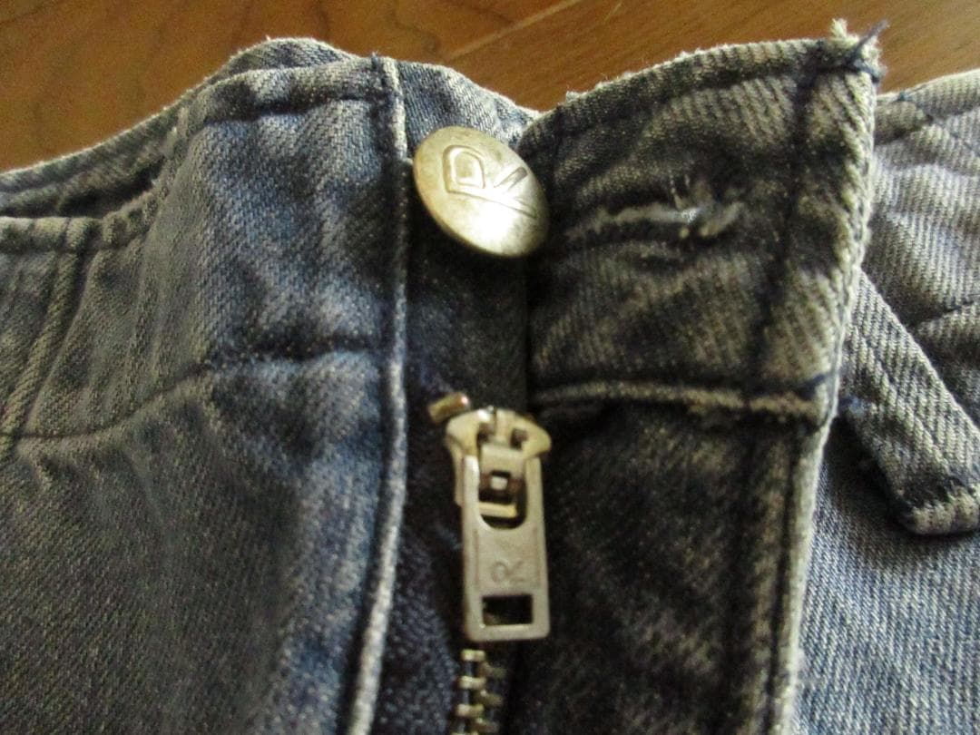 ★美品45R加工ワイドデニムベイカーパンツ2