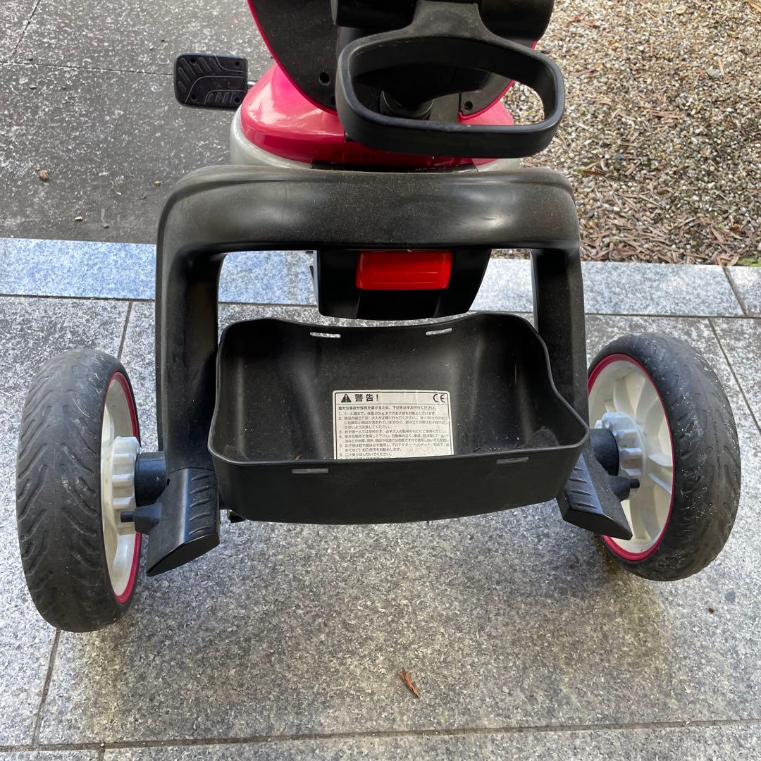  三輪車 ピンク 日よけ付き　正規ライセンス