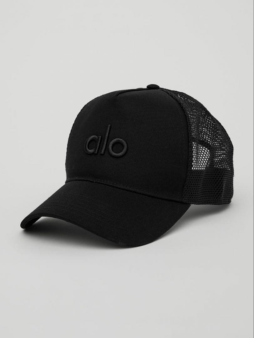 【新品タグ付】alo キャップ　ブラック