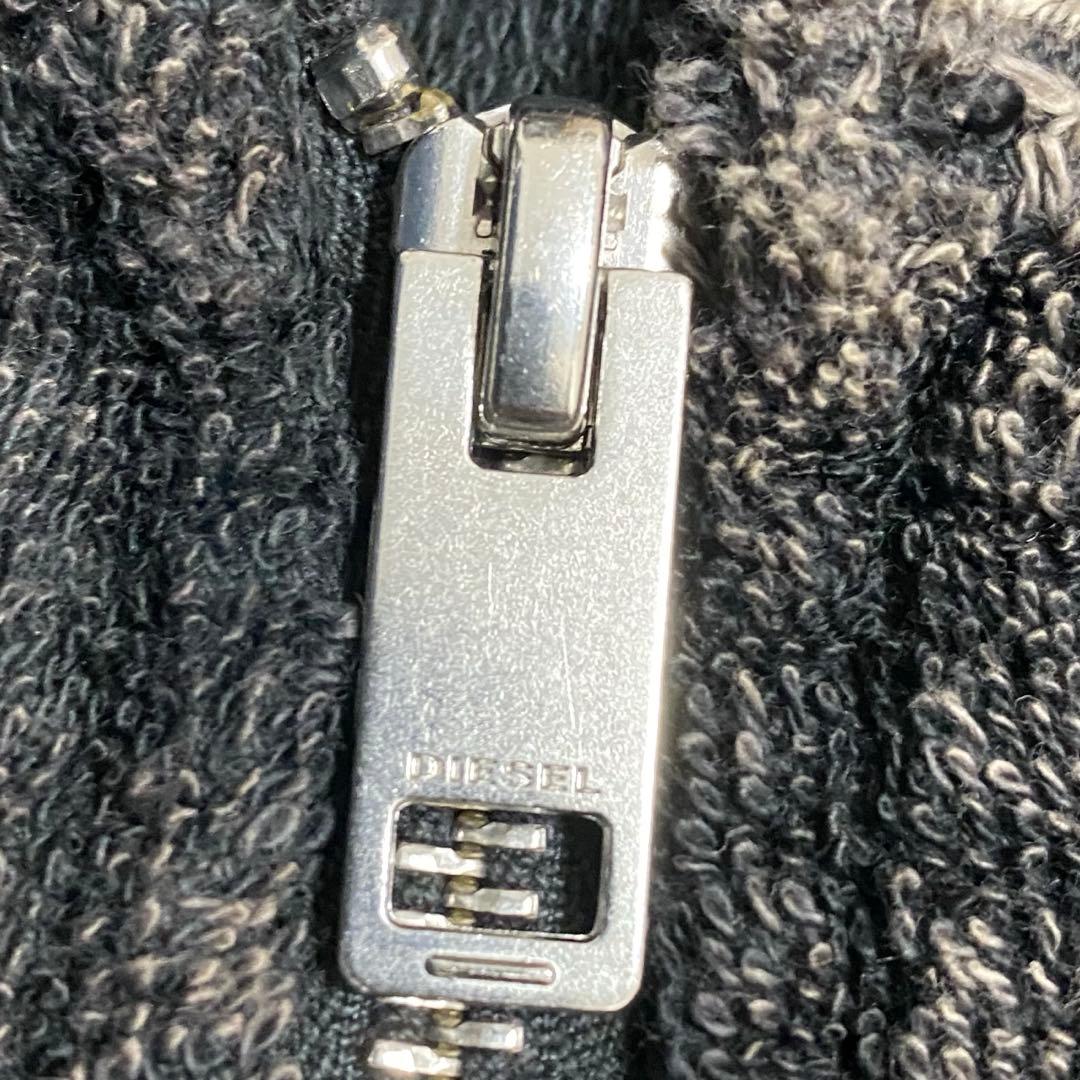 DIESEL ジップパーカー ガーメントダイ アシッドウォッシュ Mサイズ
