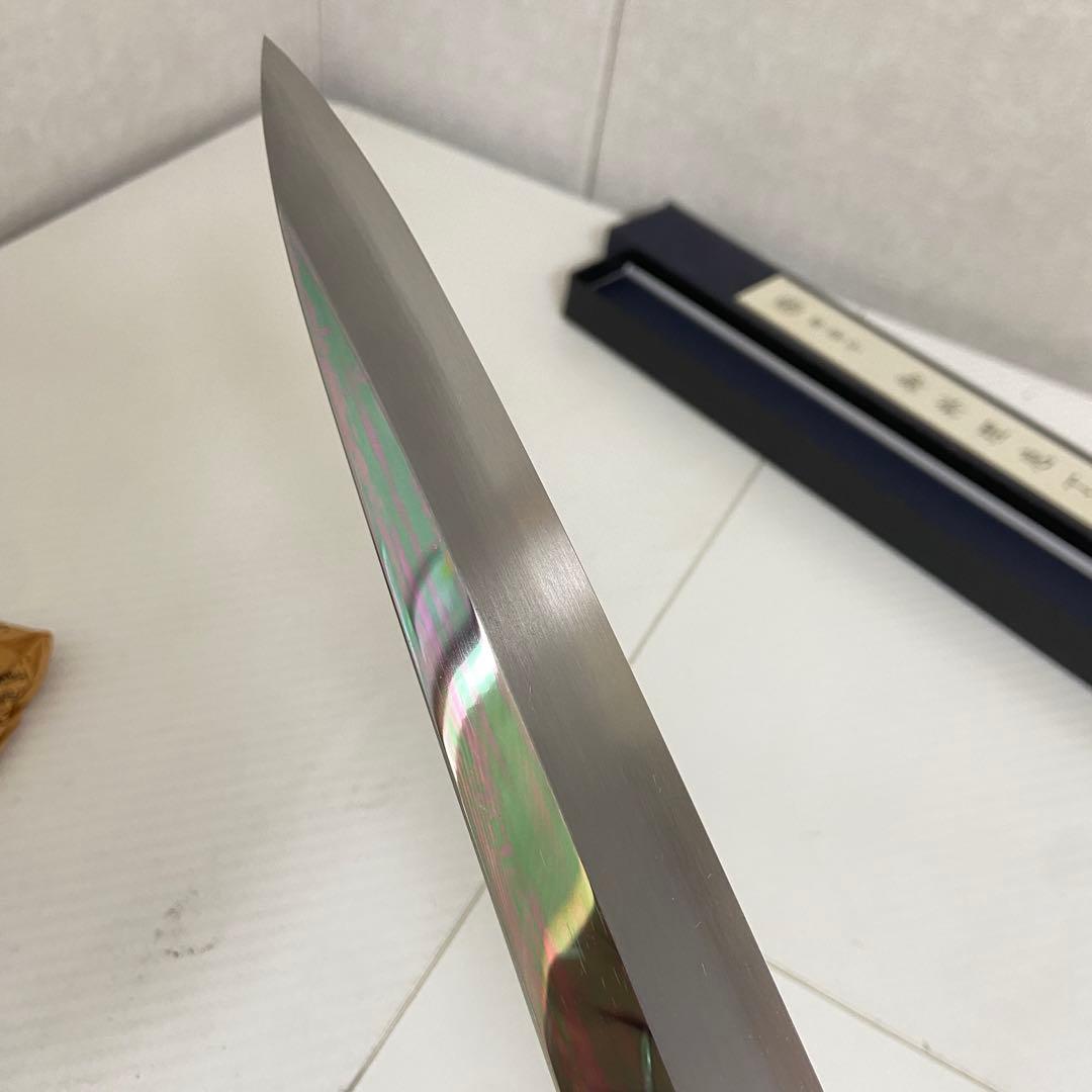 新品・未使用⭐️ 堺菊守 V10 カスミ 鏡面 柳刃包丁 270mm 和包丁