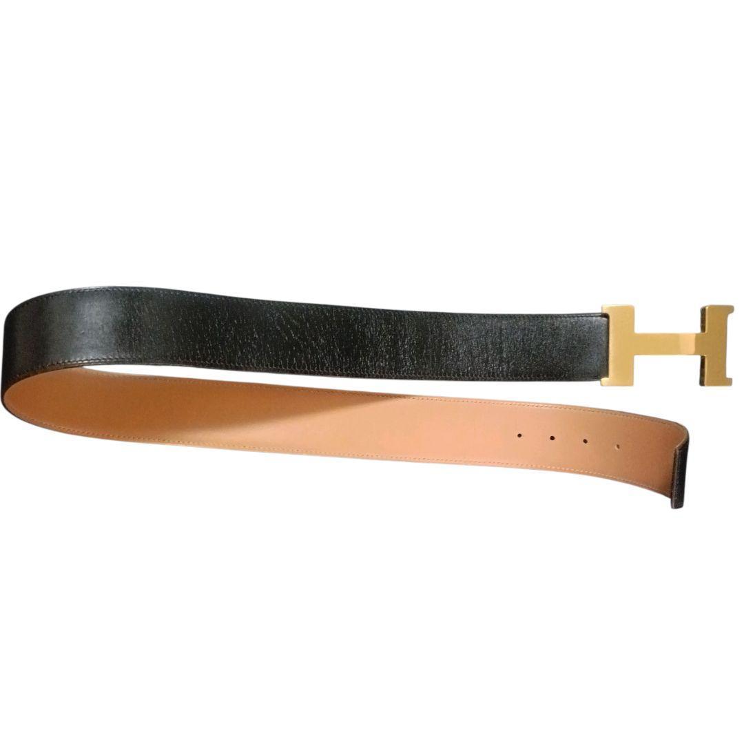 ✨HERMES Constance ビッグHロゴ リバーシブル メンズ 黒 83