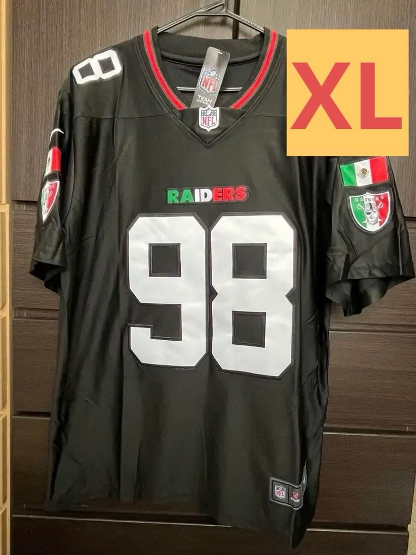 RAIDERS CROSBY 98 ブラックユニフォーム L