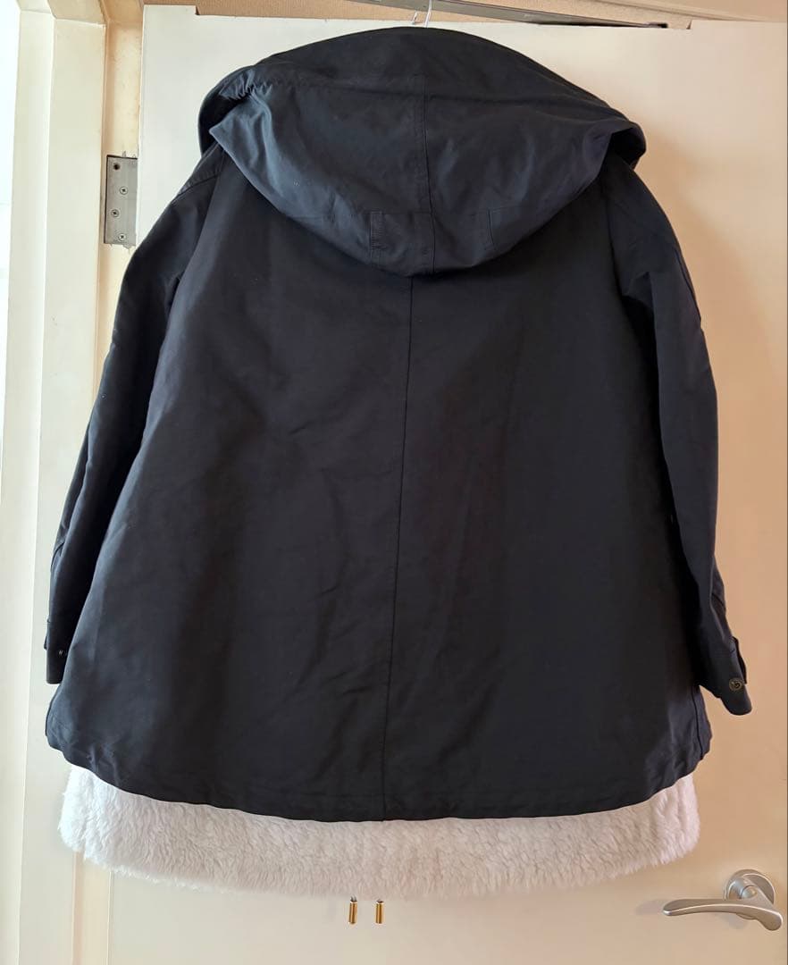 THE RERACS ザリラクス ボアライナー付ショートモッズコート 黒 36