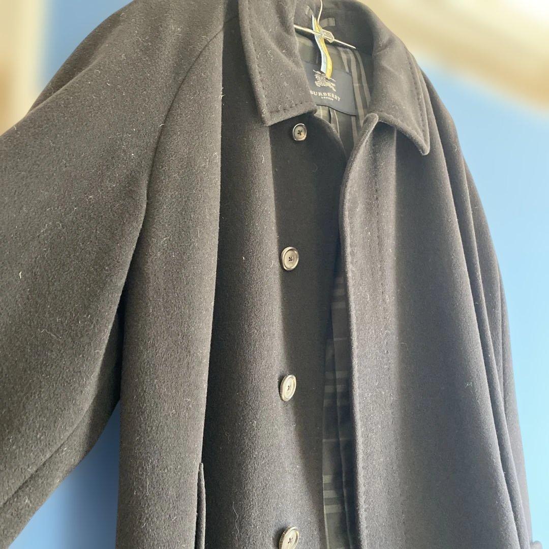 Burberry ブラック ステンカラーコート