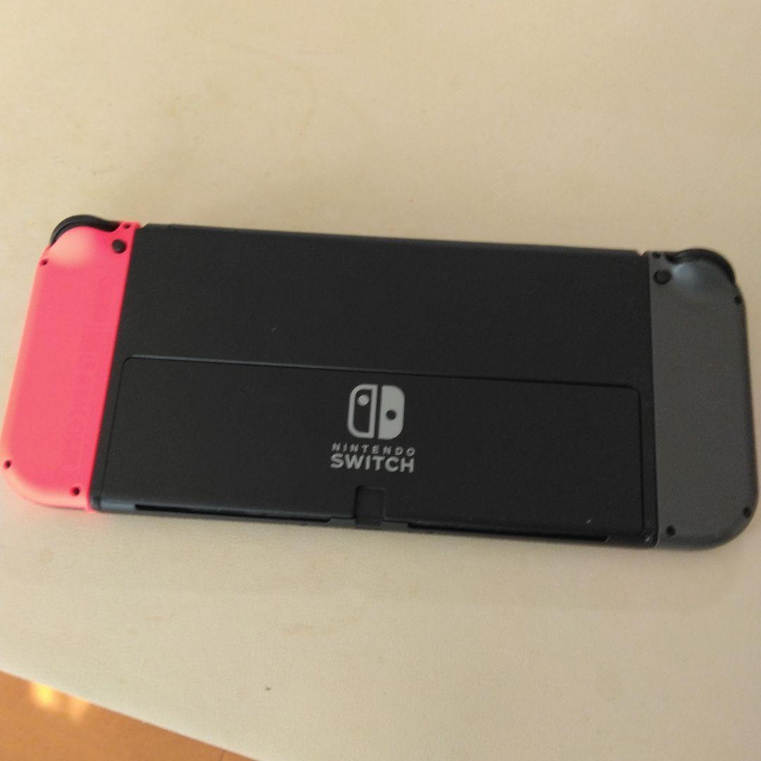 中古品　Nintendo Switch 本体 グレー/赤 Joy-Con付き
