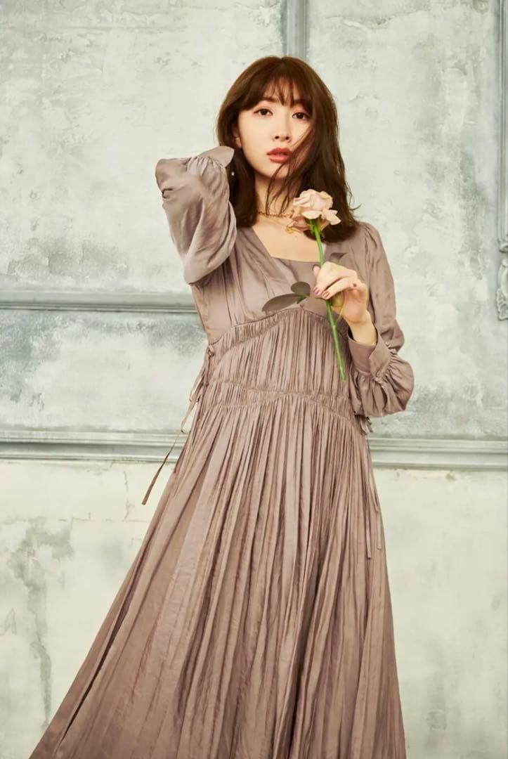 【美品】herlipto Twill Dress Long Dress