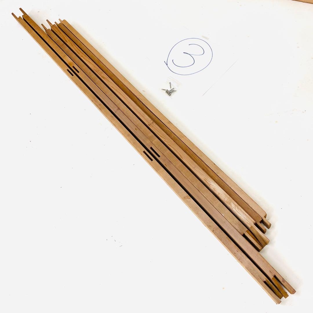 ⚠️専用 絵画用 木枠 キャンバス枠 F100号 杉材 KISO刻印 良品 ③