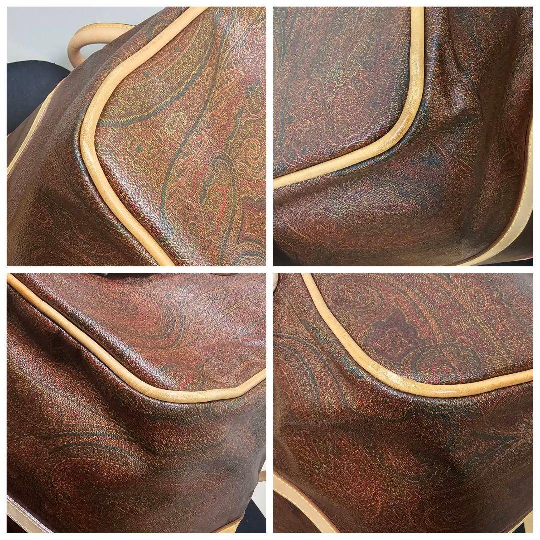 m*t様 ETRO　エトロ　ボストンバッグ　ポーチ　2WAY　ペイズリー柄　ブラ