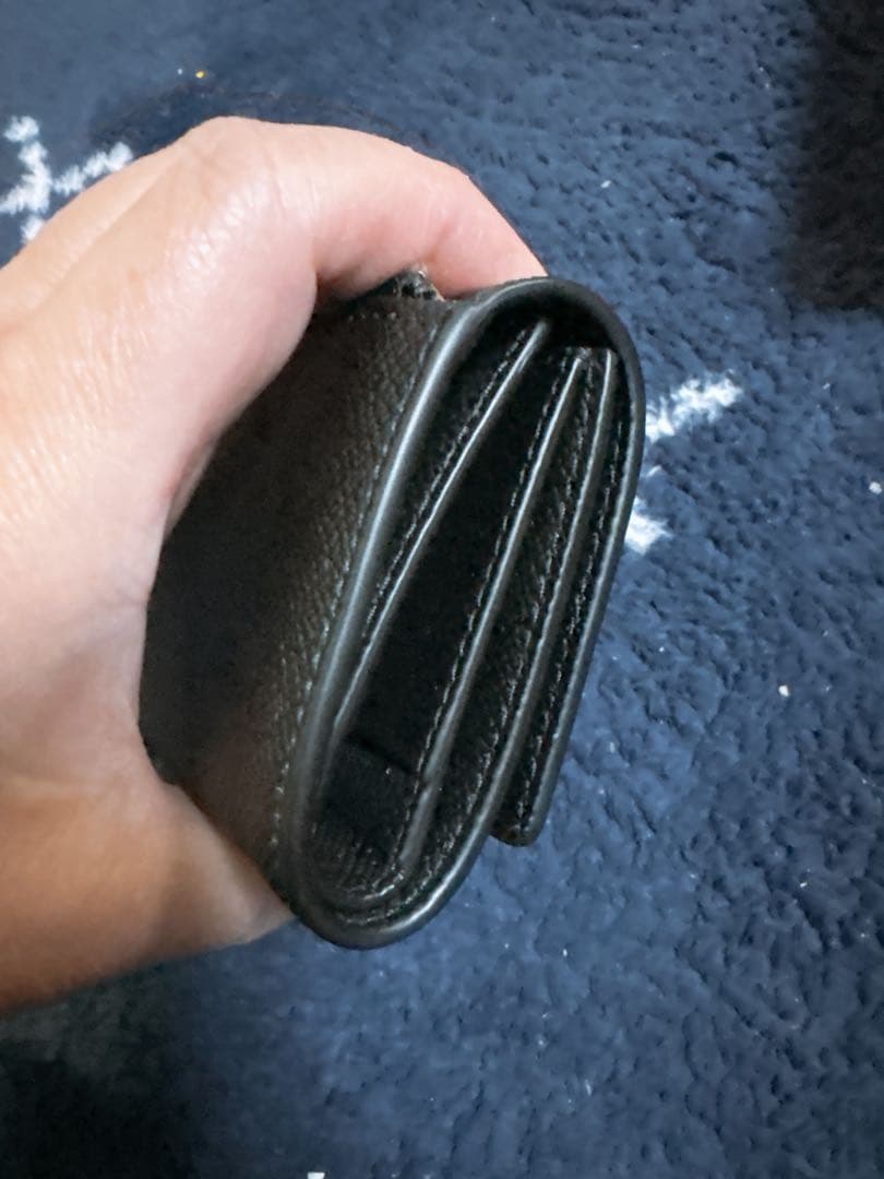 Ferragamoブラック三つ折り財布
