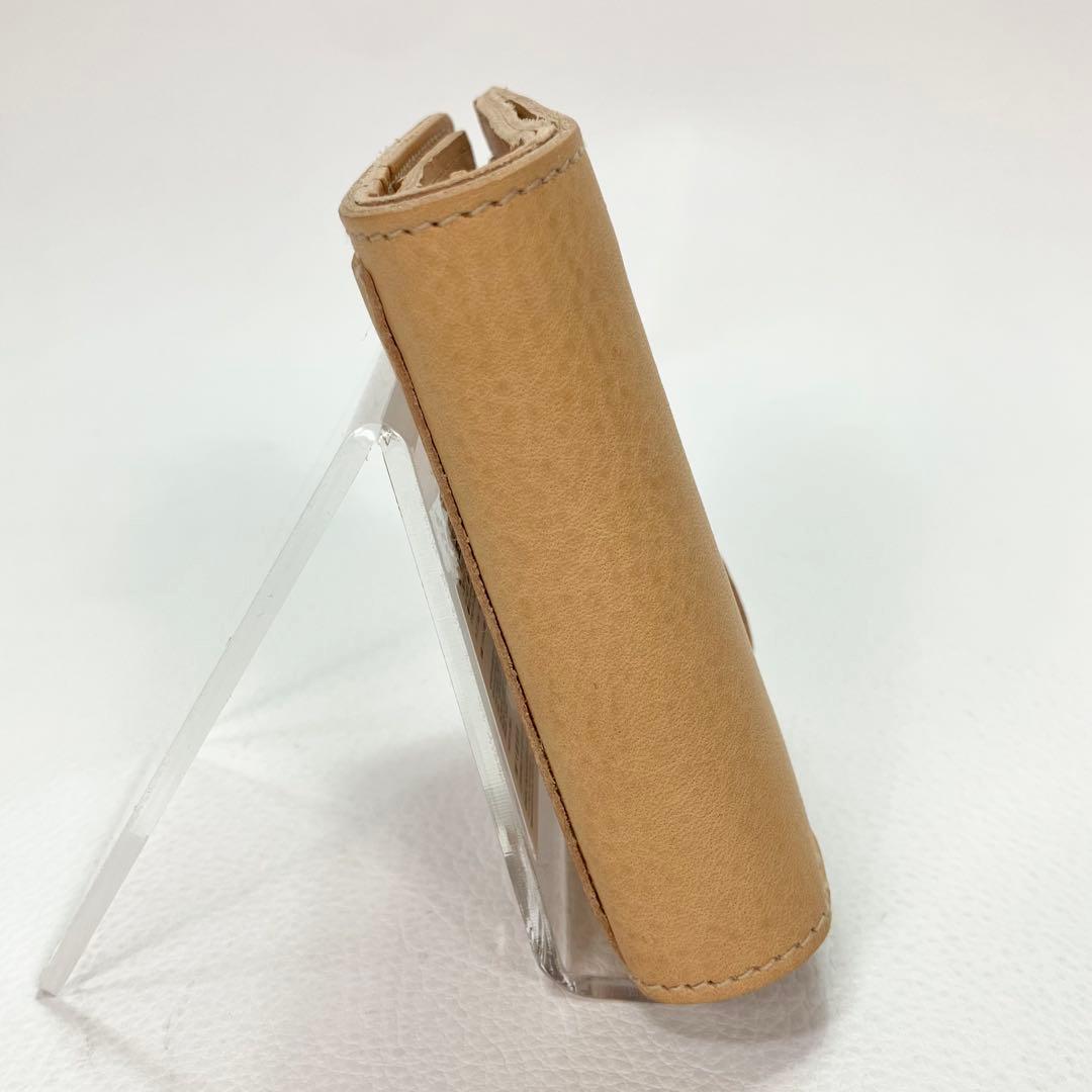 極美品✨IL BISONTE 折り財布 ユニセックス ナチュラル ヌメ 現行