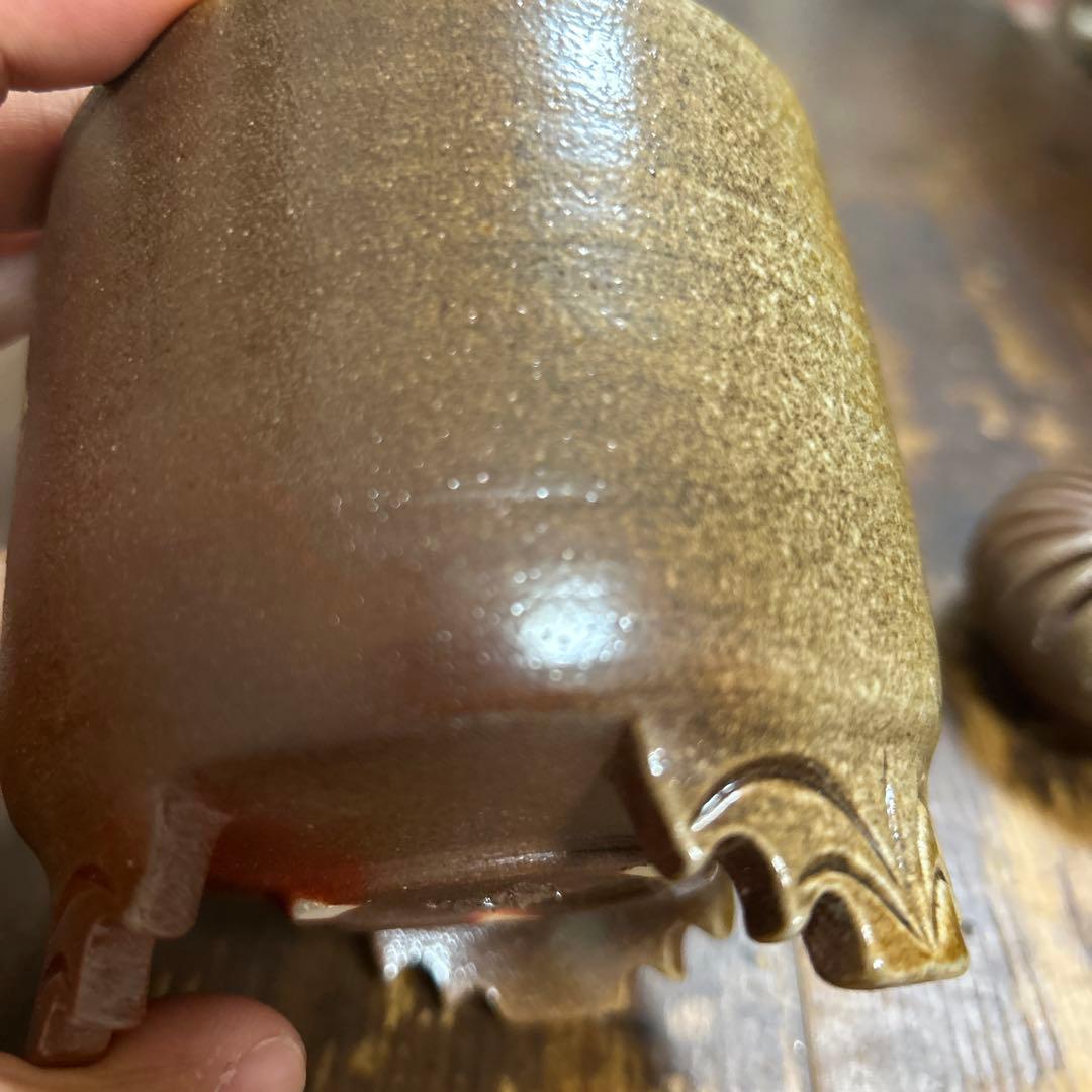 信楽焼　河合慶治　茶道具　香炉　工芸品