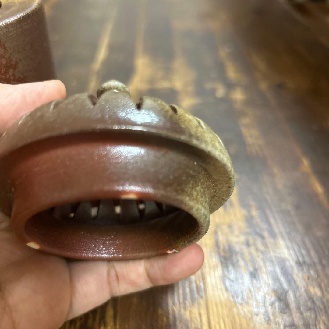 信楽焼　河合慶治　茶道具　香炉　工芸品