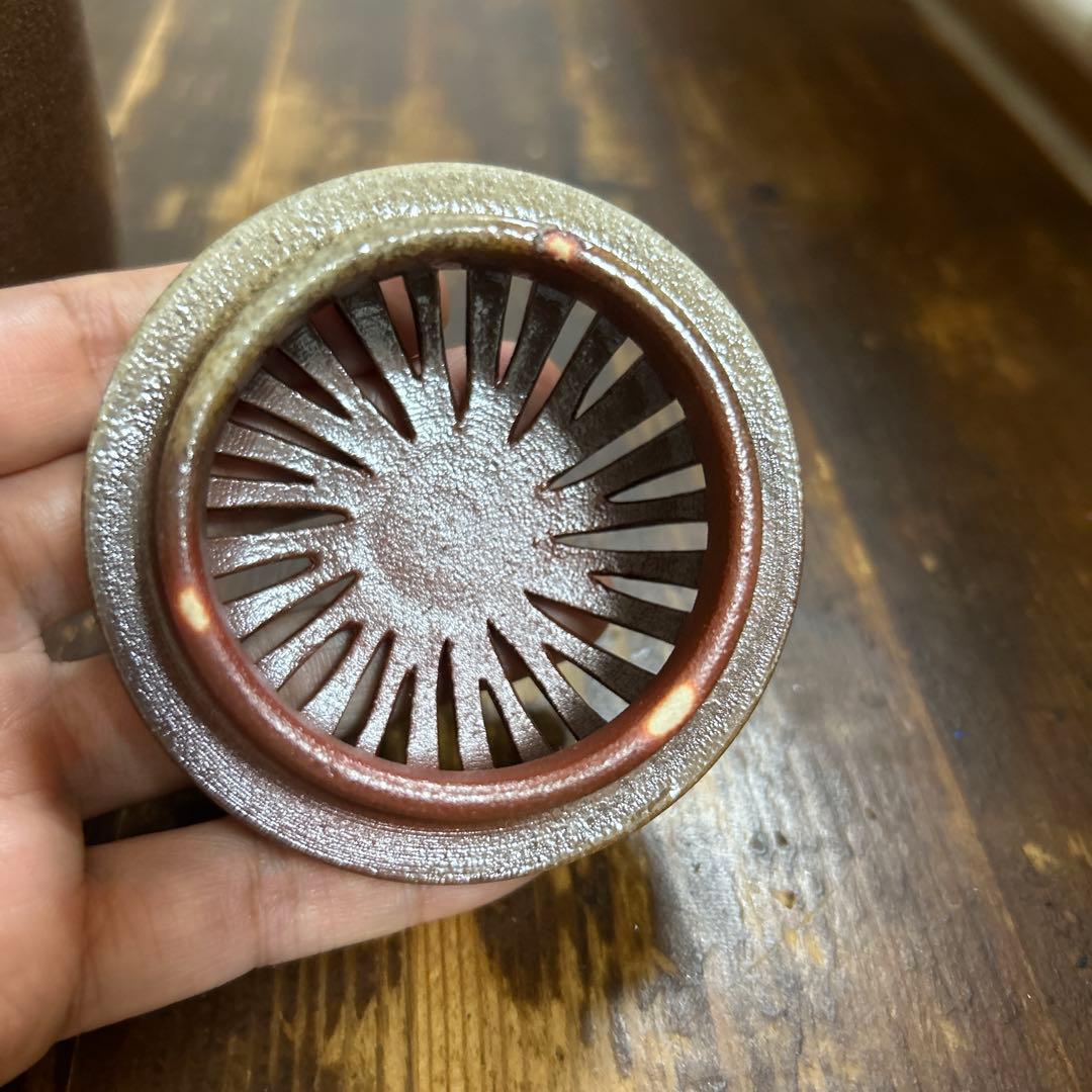 信楽焼　河合慶治　茶道具　香炉　工芸品