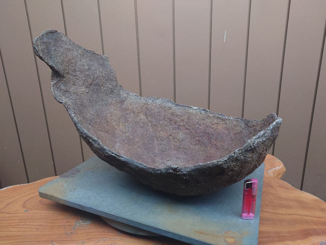 盆栽　鉢　鞍馬石？　幅53cm