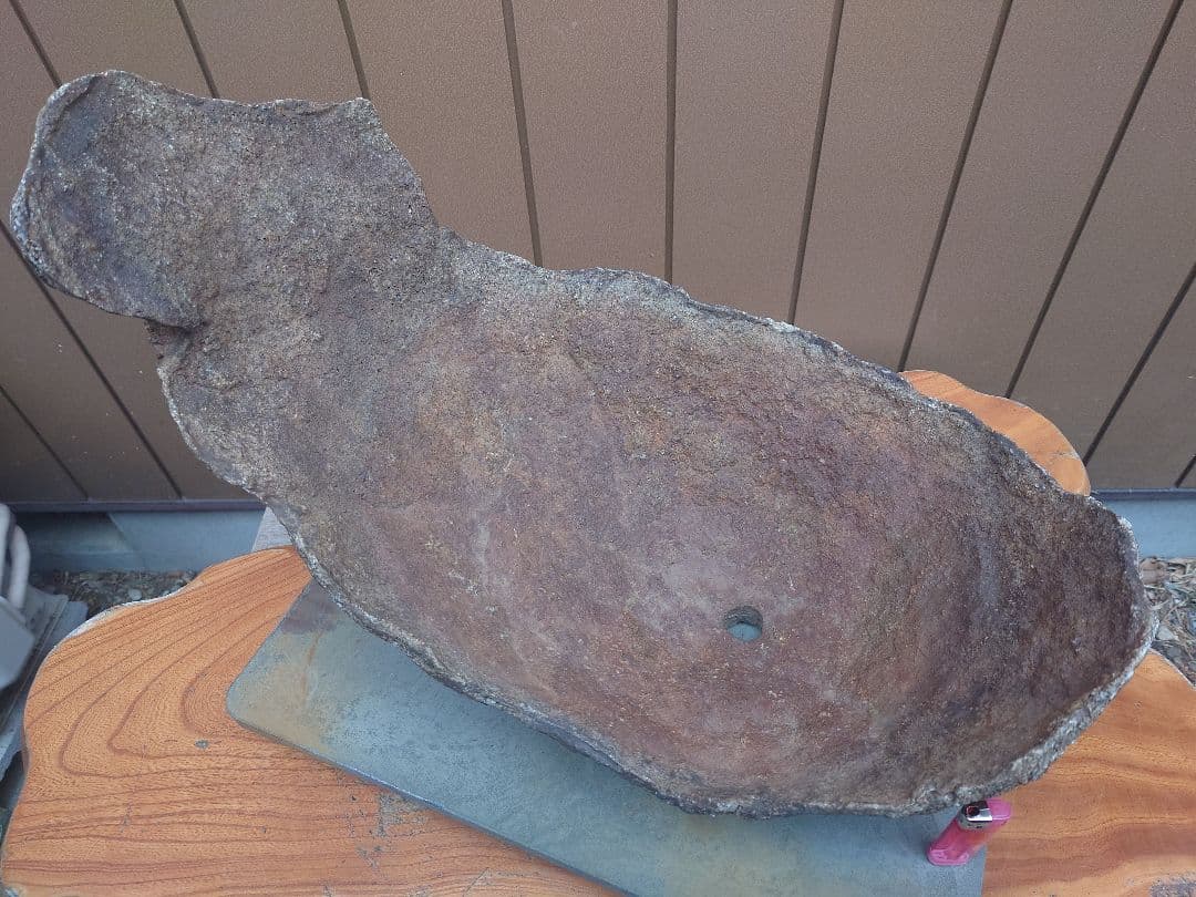 盆栽　鉢　鞍馬石？　幅53cm