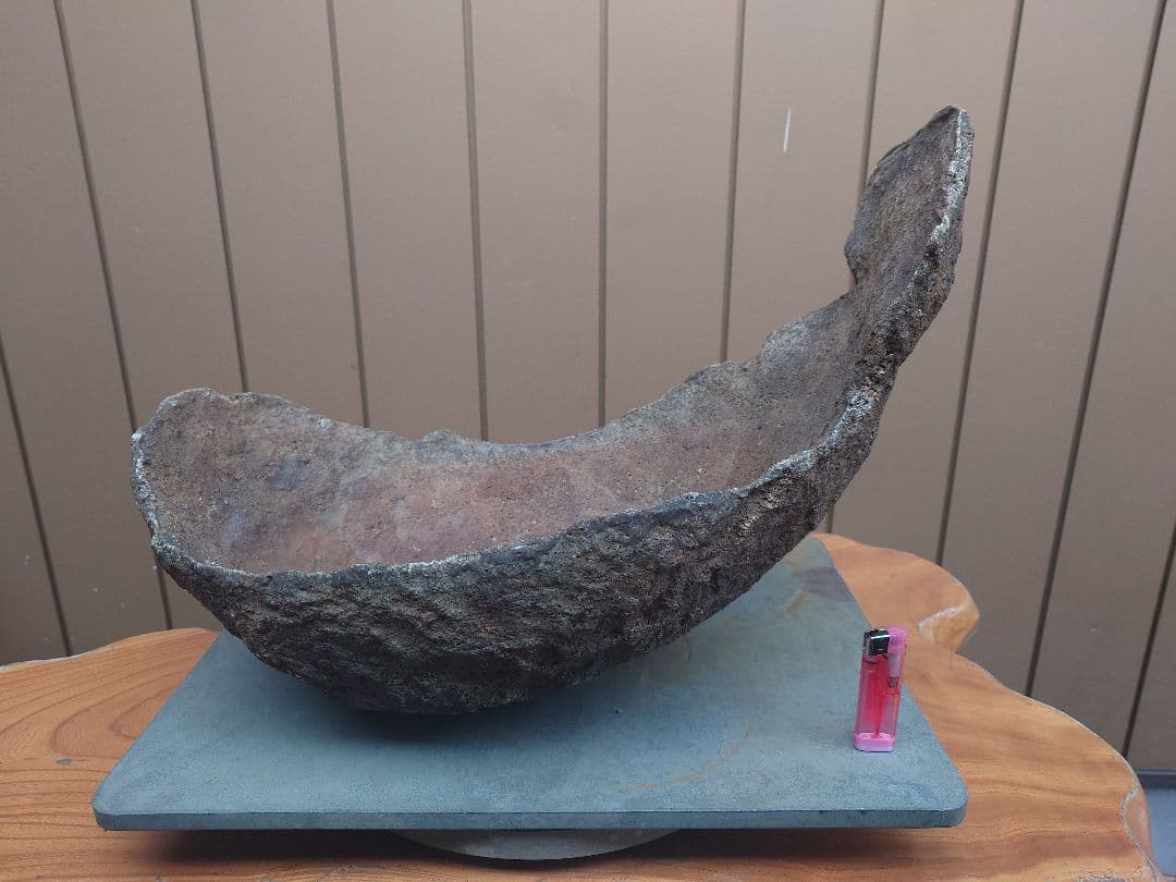 盆栽　鉢　鞍馬石？　幅53cm