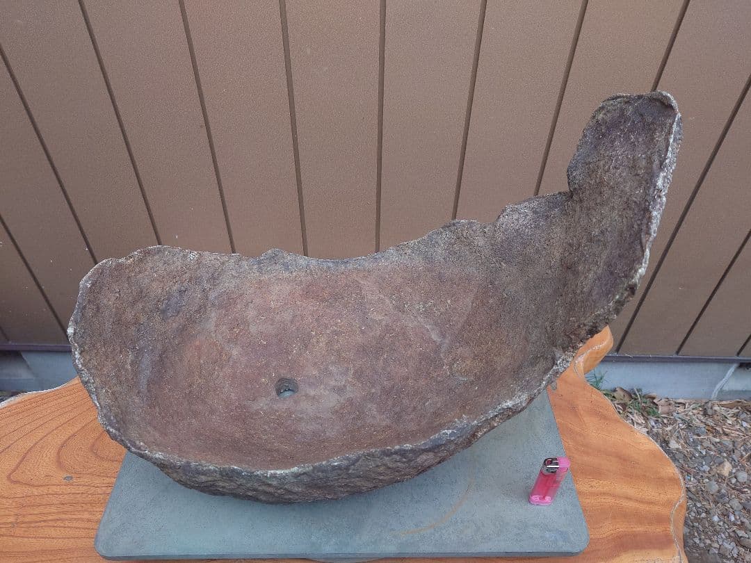 盆栽　鉢　鞍馬石？　幅53cm
