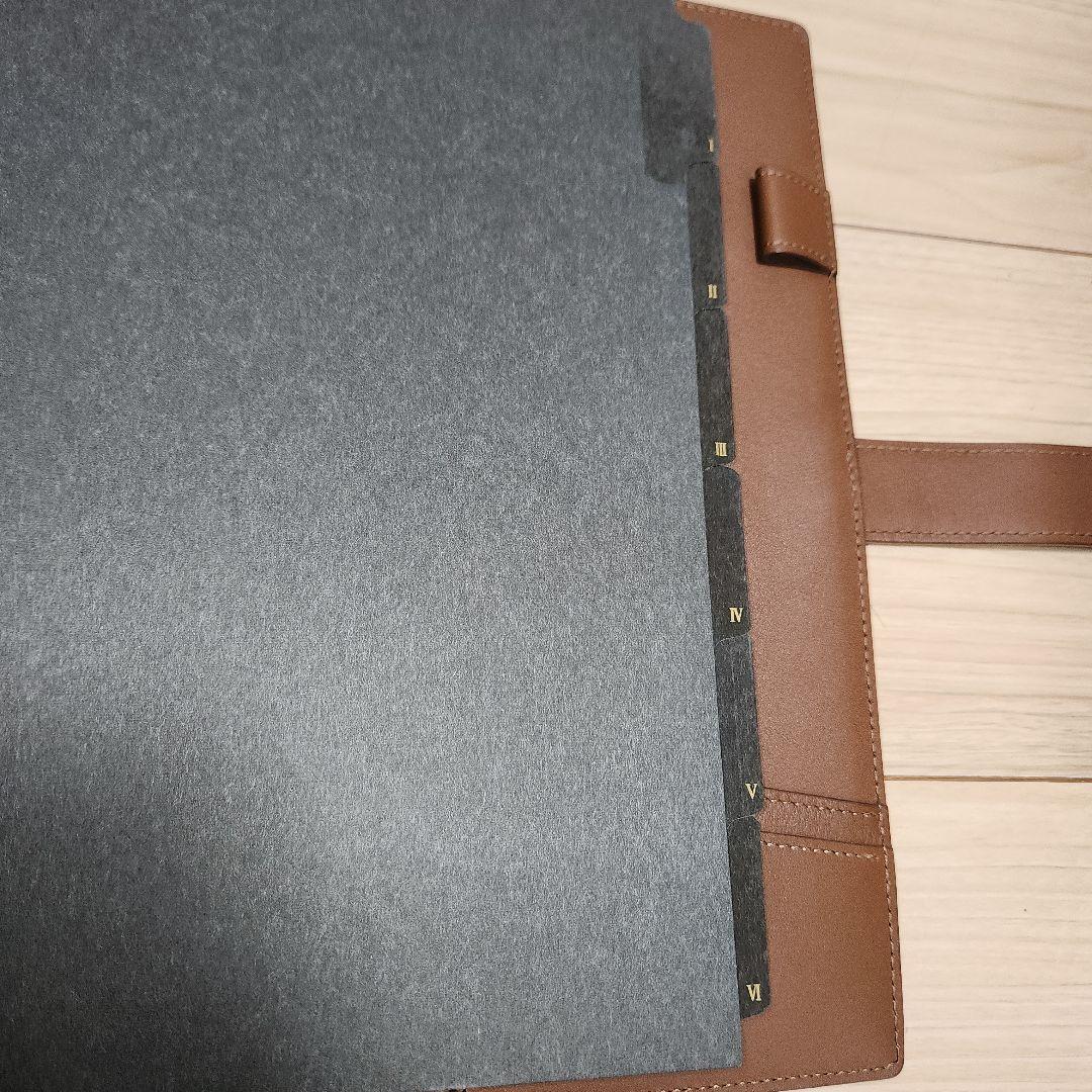 新品未使用Giuris maruman×SOMES 本革バインダーノート B5
