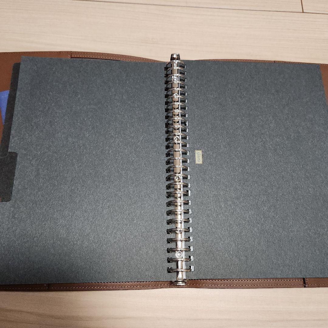 新品未使用Giuris maruman×SOMES 本革バインダーノート B5