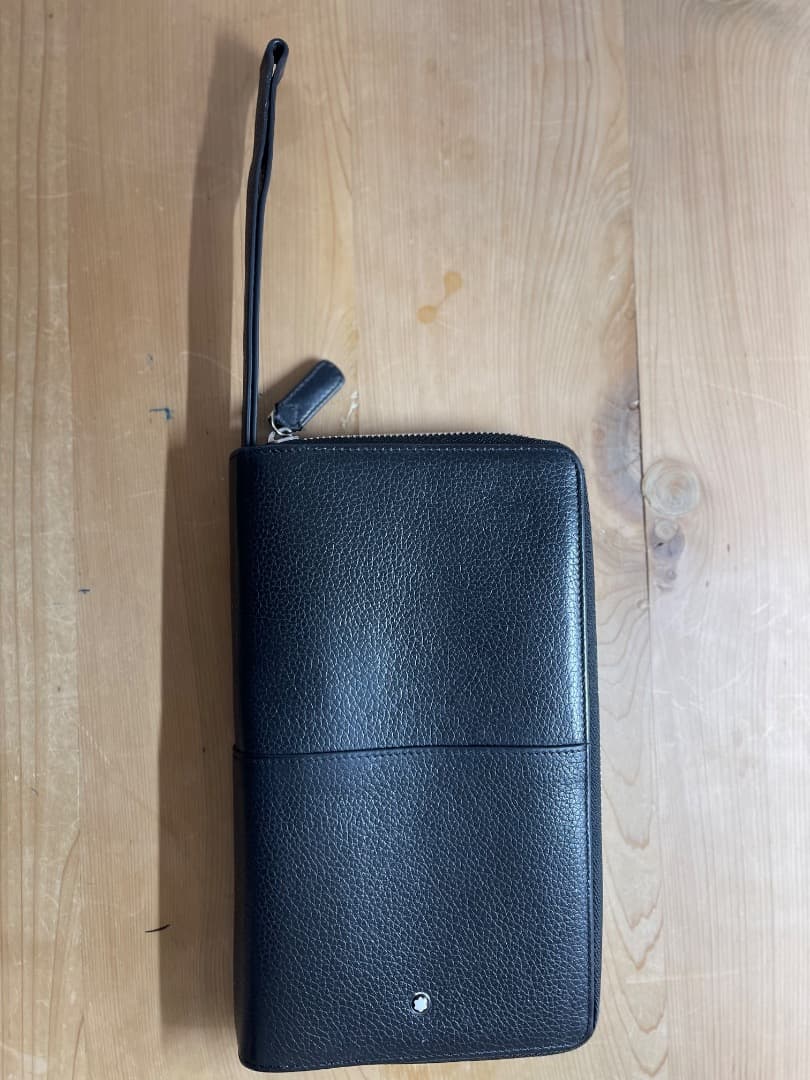 モンブラン トラベルウォレット 本革 銀座店購入 正規品 MONTBLANC