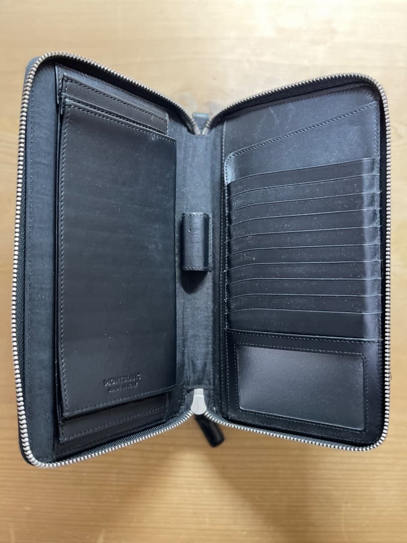 モンブラン トラベルウォレット 本革 銀座店購入 正規品 MONTBLANC