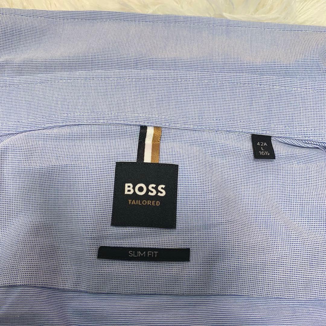 専用♡未使用/L-XL相当◆ HUGO BOSS【Albini社◆長袖シャツ】