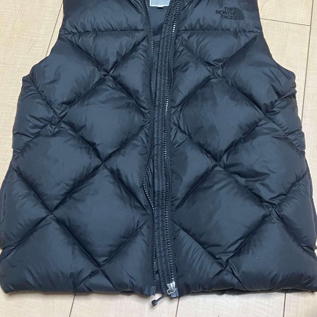 【THE NORTH FACE】 ダウンベスト フード ダイヤキルト 国内正規品