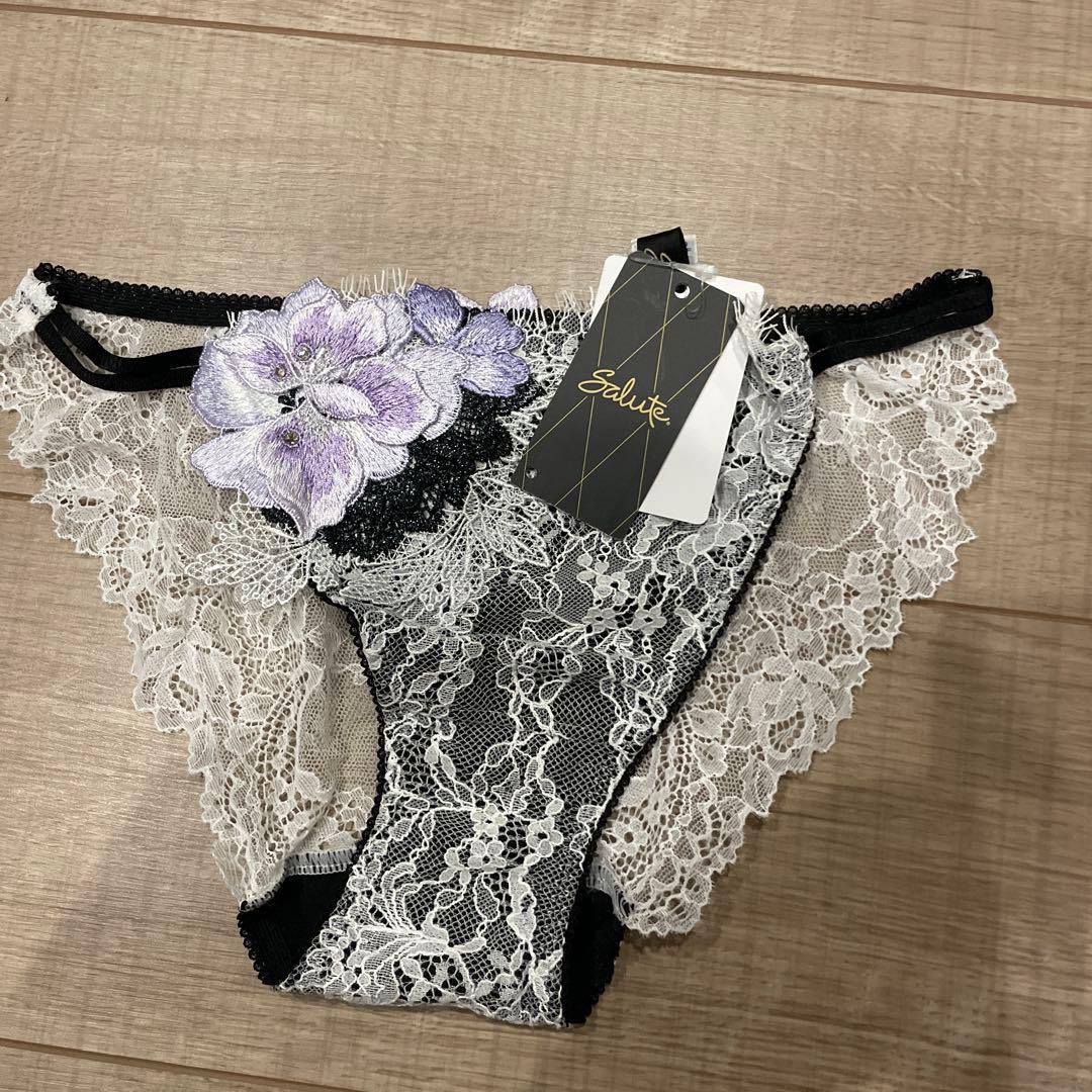 Tomo✨サルート 花柄レース D75 ブラジャー、ショーツ、キャミソール