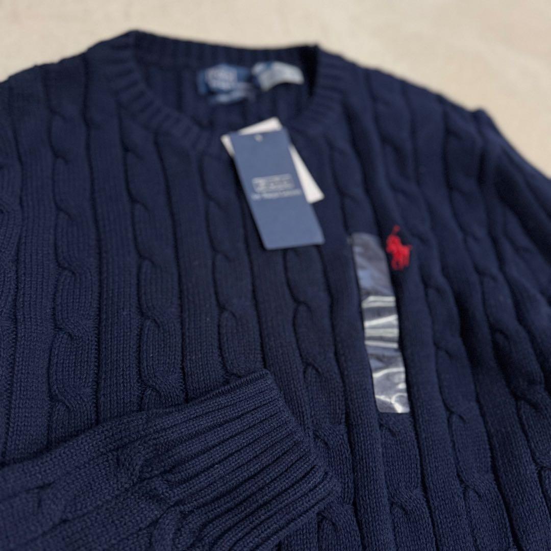 新品未使用　POLO RALPH LAUREN ケーブルニット セーター L