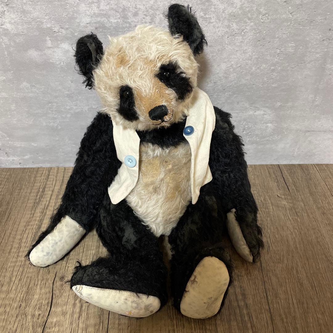 希少 パンダ フォーゲットミーノット テディベア ベア　海外作家 アーティスト
