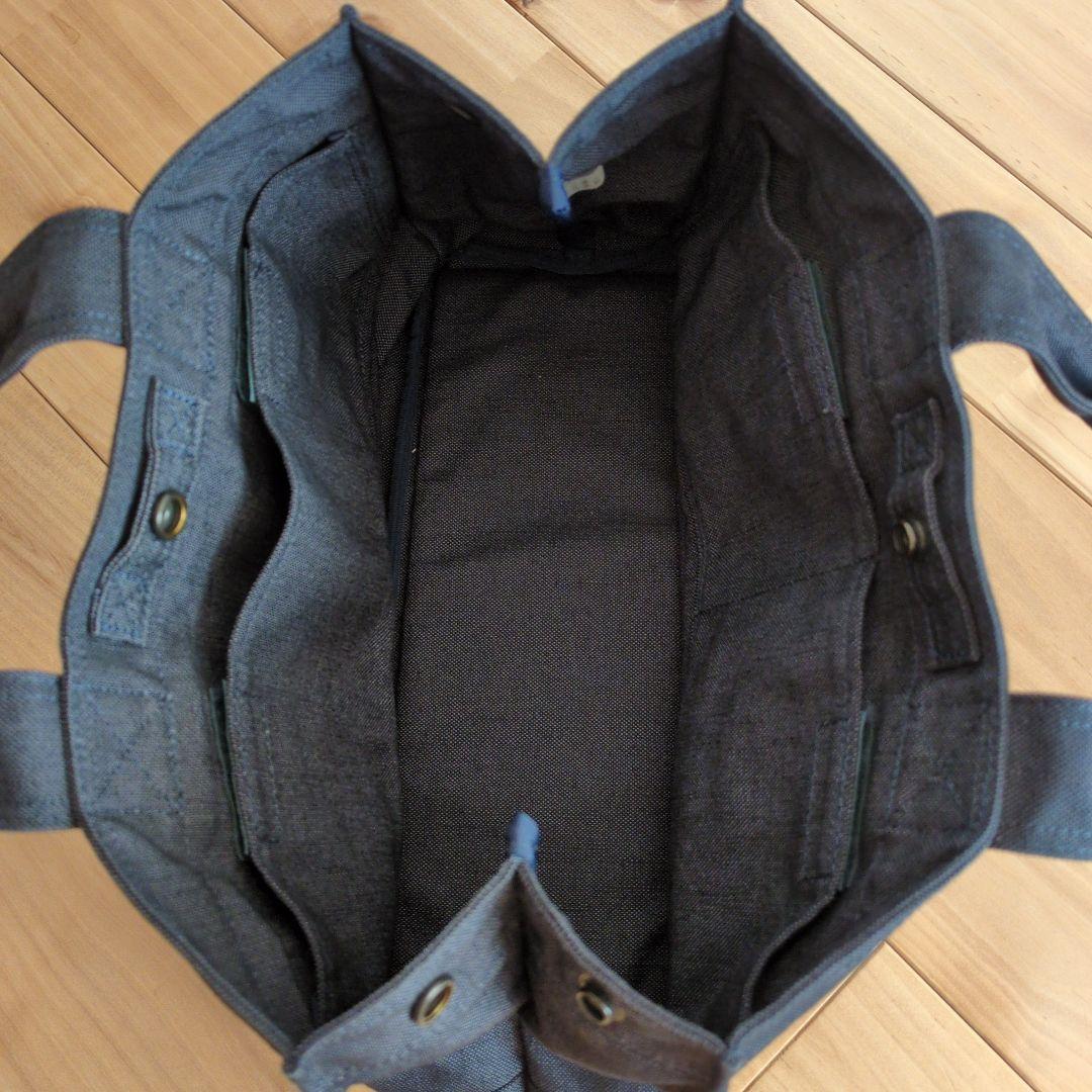 PORTER 吉田カバン スモーキー トートバッグ ネイビー キャンバス S