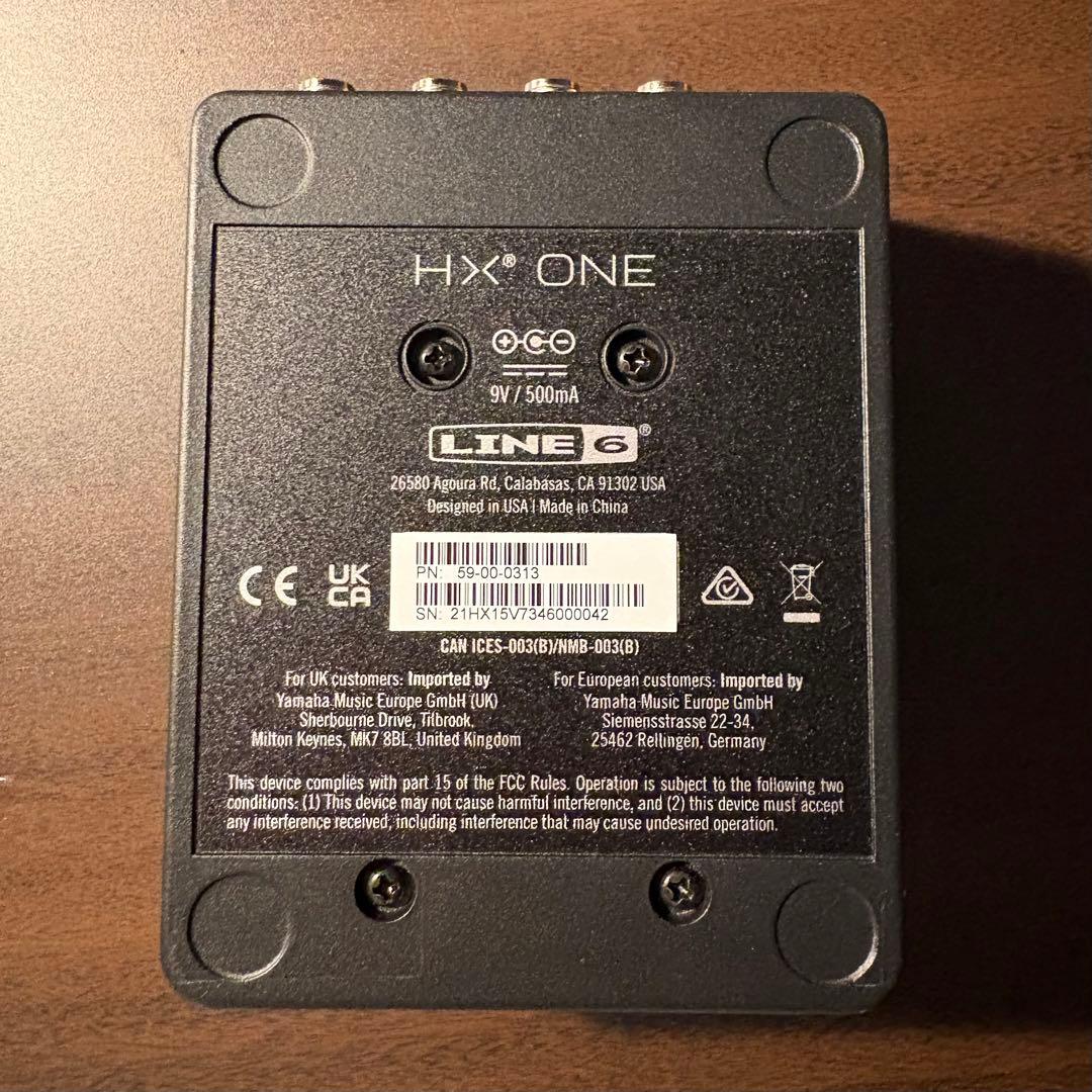【美品】LINE6 HX ONE ギターエフェクター